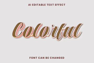 Colorful Text Effect
