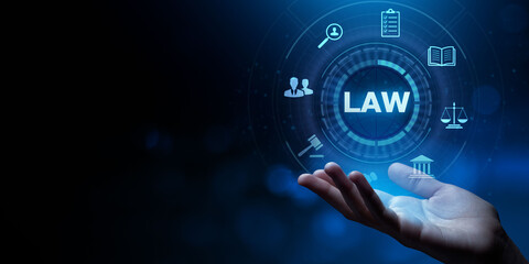 Fototapeta na wymiar Labor law lawyer legal advocate business finance concept.