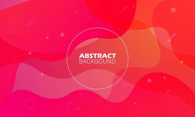 Color gradient design. Abstract geometric backdrop with liquid shapes. Cool background design for posters. Eps10 vector illustration.