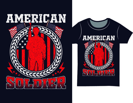 Army t-shirt design.