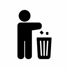 Do Not Litter Icon Design Vector Logo Template Illustration Sign And Symbol