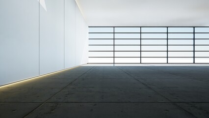 house with big glass window and wooden floor