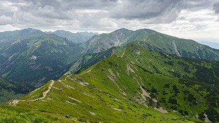 Fototapeta premium panorama landscape in the tatra mountains