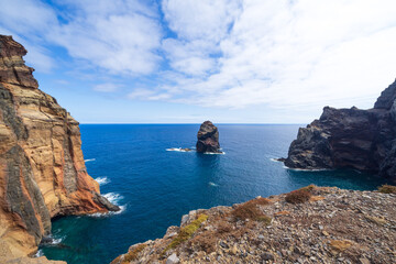 vereda da ponta de são lourenço coast and rocks, Madeira island