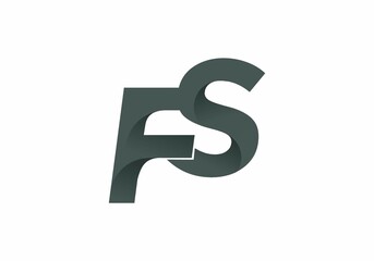 Grey color of SF initial letter