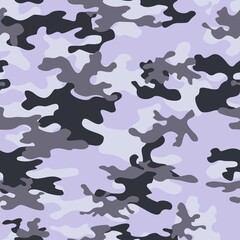 Urban camouflage seamless pattern. Vector army texture. EPS