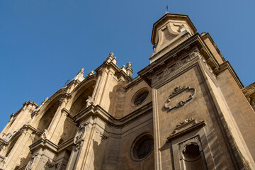 Fototapeta premium Fachada de la catedral de Granada