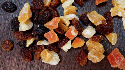 数種類のドライフルーツが混ざったミックス