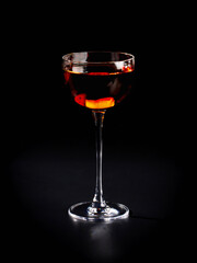 glass of red wine