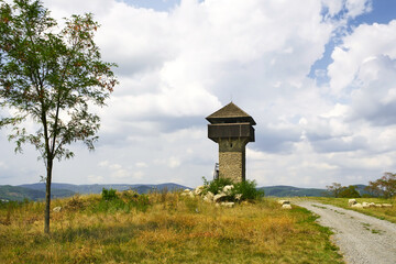 Vartovka - guard tower near Krupina, tower built around the year 1564, Slovakia