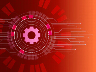 3d illustration lock hole security concept