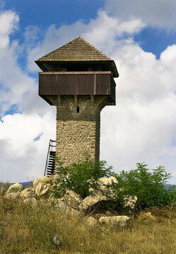 Vartovka - guard tower near Krupina, tower built around the year 1564, Slovakia