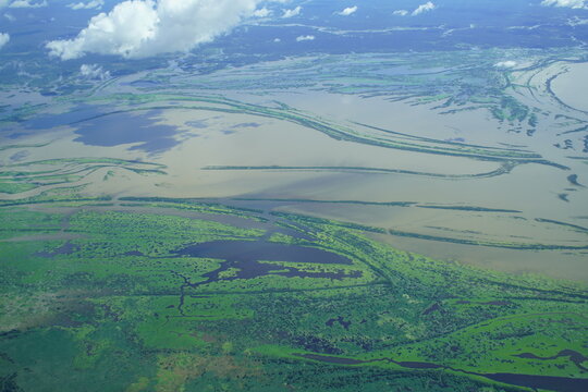 Overflying the Amazon from Manaus to Maués, Amazon - Brazil in January 2022. 