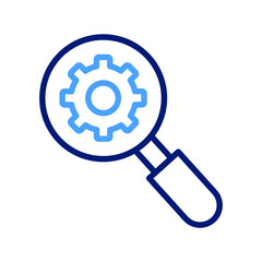 search setting Vector icon which is suitable for commercial work and easily modify or edit it

