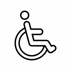 Disable Handicap Icon Design Vector Logo Template Illustration Sign And Symbol