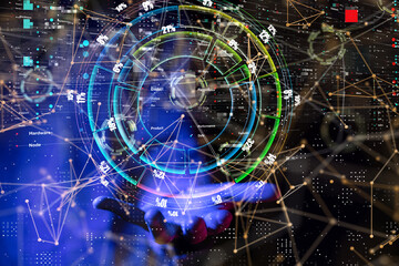 Futuristic wave, Futuristic data stream