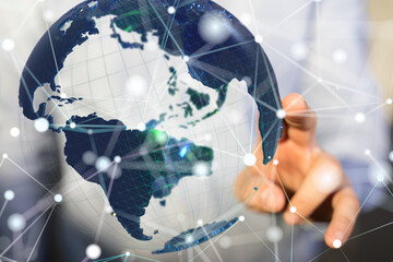 conference Digital Network and data concept 3d