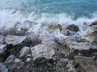 Pietra bagnata dal mare