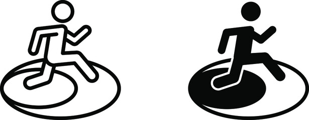 Comfort zone icon , vector