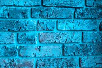 old brick wall, blue brick wall texture