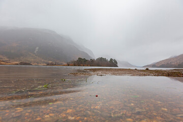Overcast view of the Louch Shiel