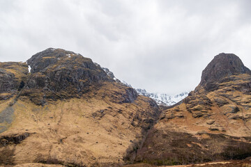 Overcast view of rural landscape