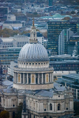 Fototapeta premium View of St Paul's Cathedral from the Sky Garden