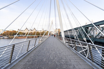View of the Golden Jubilee Bridges