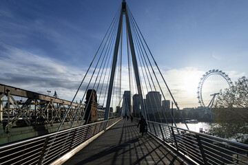 View of the Golden Jubilee Bridges