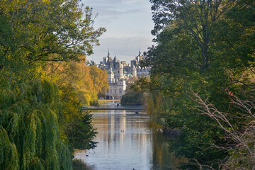 View of the beautiful parks in London