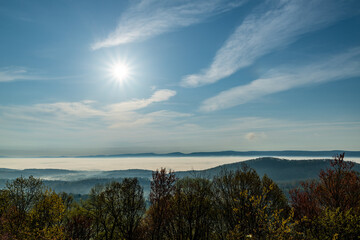 clouds in a cold valley