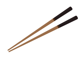 Chopsticks vector. chopsticks white background. wallpaper. free space for text.