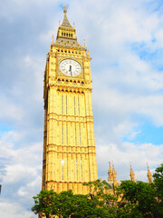 Fototapeta na wymiar Big Ben at Sunset in London, United Kingdom