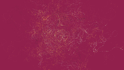 Background with an abstract design of lines and random paths of various colors for blog header.