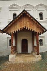 Savvino-Storozhevsky Monastery is an Orthodox monastery of the Moscow diocese. Founded at the end of the 14th century, it is located on Storozhi Mountain at the confluence of the Storozhka River with 