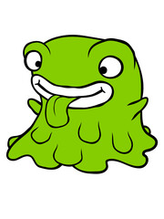 Ekeliges Comic Schleimmonster 