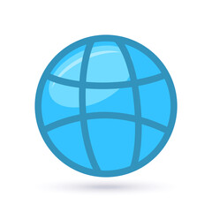 Ball, abstract logo. Vector illustration.