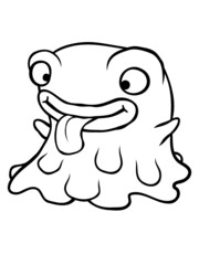 Comic Schleimmonster Ekelig 