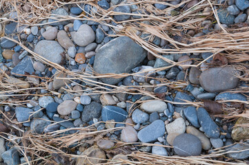 Kies Strand abstrakt