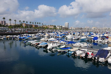 Fototapeta na wymiar Yachthafen in Las Palmas de Gran Canaria
