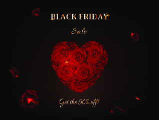 valentines background with hearts