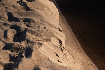 footprint in sand