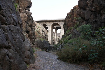 Fototapeta na wymiar Autobahnbrücke Gran Canaria