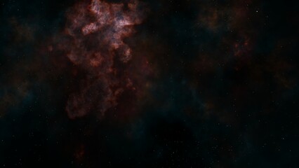Night sky with stars. Universe. Cosmos. Galaxy. Nebula.