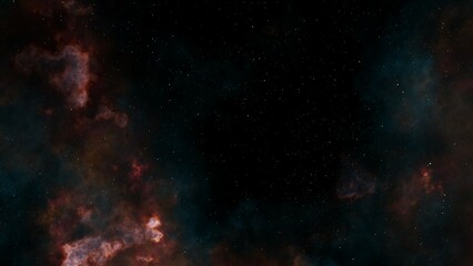 Obraz na płótnie Canvas Deep space nebula with stars. Supernova Multicolor Starfield Space outer space background with nebulas and stars. Star clusters.