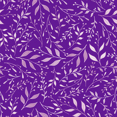 Spring sprouts pattern seamless vector. Tender