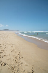 Fototapeta na wymiar As Furnas Beach in Galicia