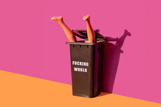 Mental health concepts. Obstacle overcoming. Feelings of isolation. Ask for help or find a support system. Nonconformity.