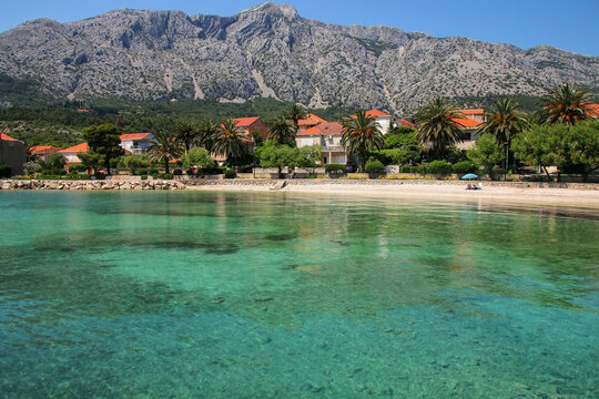 Town of Orebic on Peljesac Peninsula, Croatia.