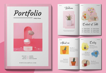 Portfolio Magazine Layout Design